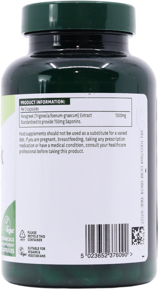 Nature's Aid Fenugreek 500mg 90 Capsules - 2
