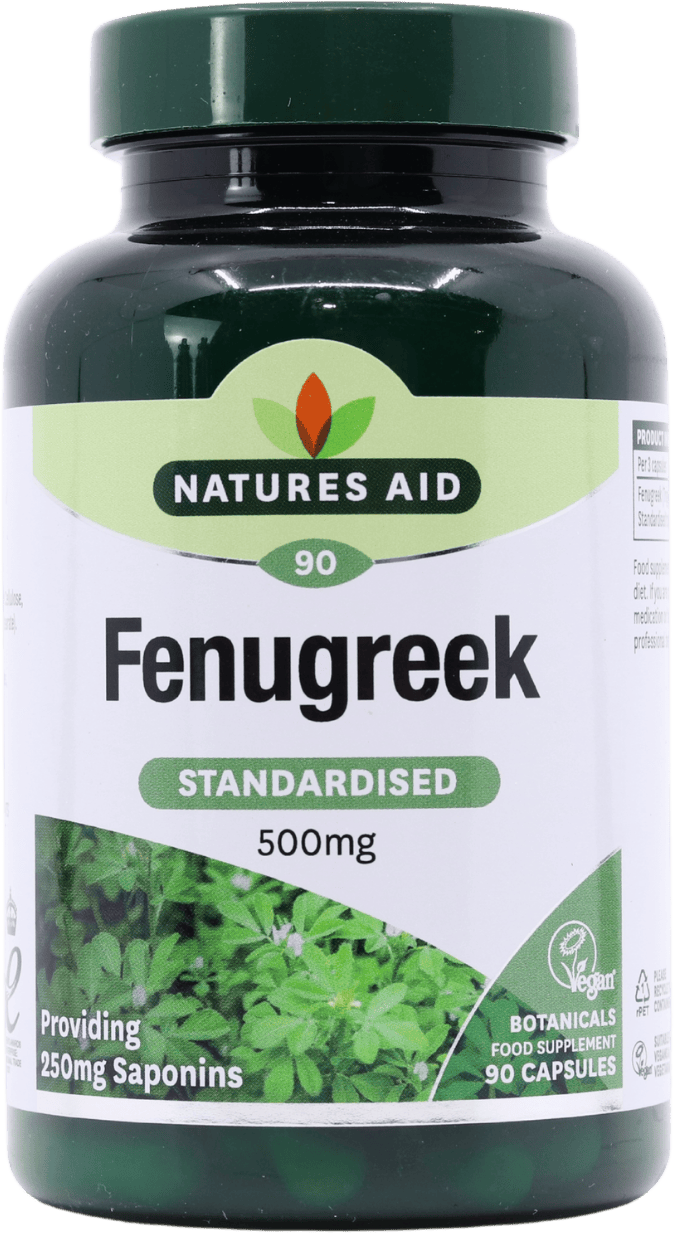 Nature's Aid Fenugreek 500mg 90 Capsules