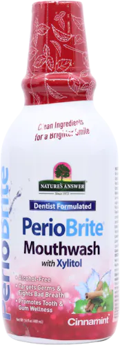 Nature's Answer PerioBrite Mouthwash Cinnamint