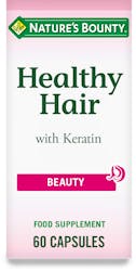 Nature's Bounty Healthy Hair with Keratin Capsules 60