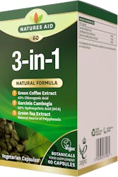 Nature's Aid 3-in-1 Natural Formula 60 Capsules