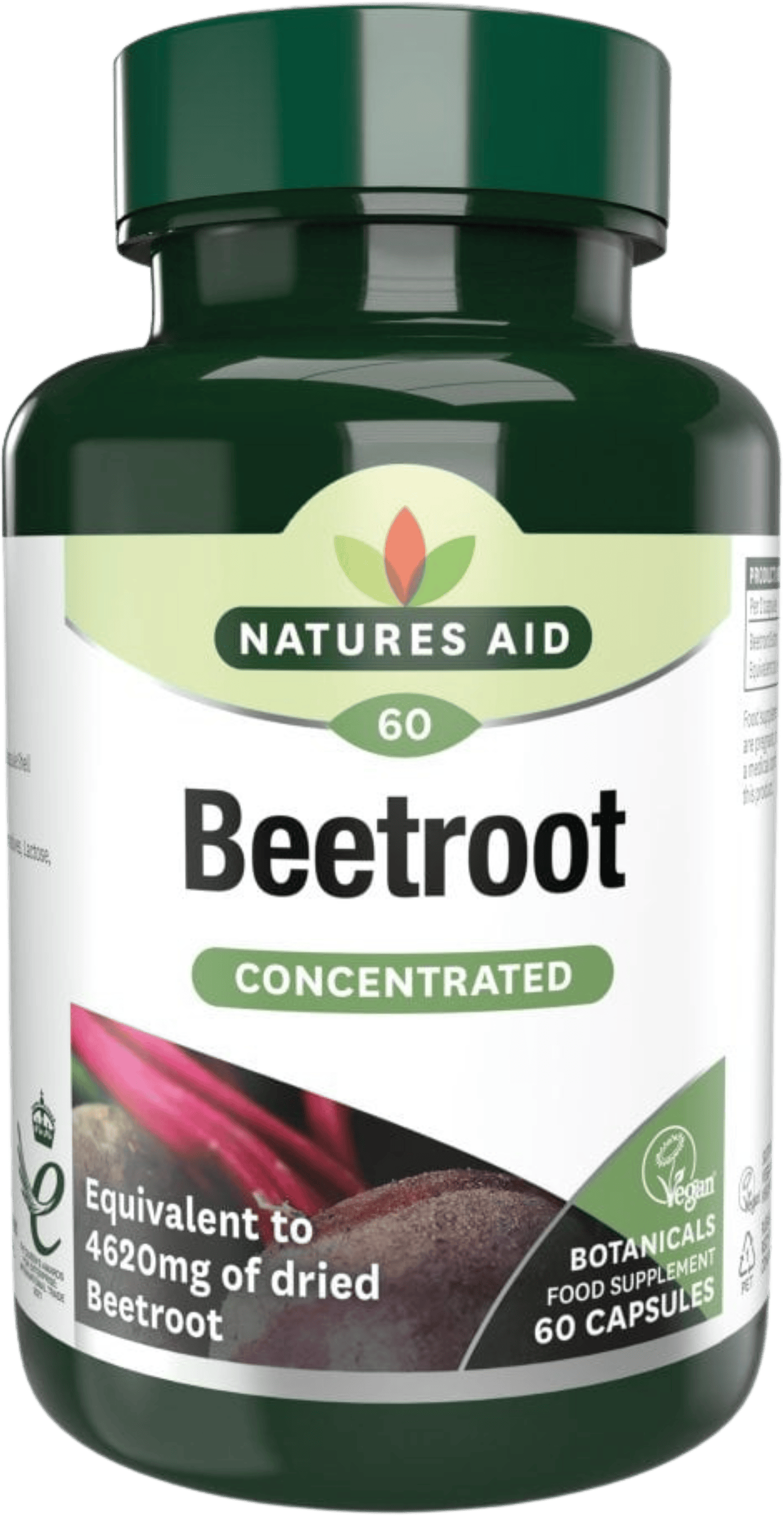 Nature's Aid Beetroot 462mg 60 Capsules