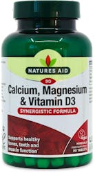 Nature's Aid Calcium Magnesium & D3 90 Tablets