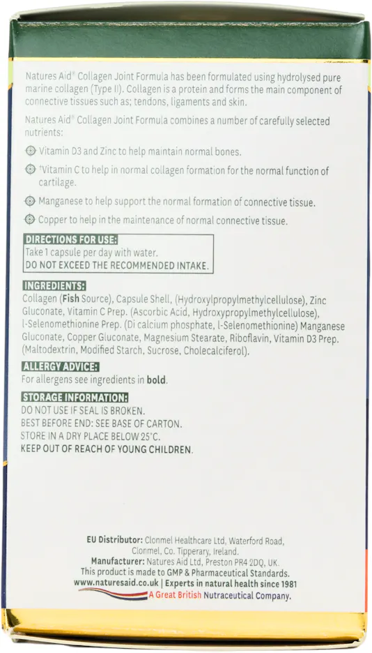 Nature's Aid Collagen Joint Formula 60 Capsules - 2