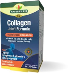 Nature's Aid Collagen Joint Formula with Vitamin D3, Zinc, Copper, Manganese & Vitamin C