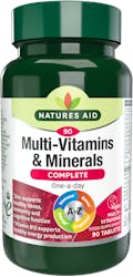 Nature's Aid Complete Multi-Vitamins & Minerals 90 Tablets