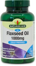 Nature's Aid Flaxseed Oil 1000mg 90 Capsules