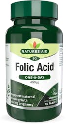 Nature's Aid Folic Acid - 400ug 90 Tablets