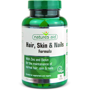 Nature's Aid Hair, Skin and Nails Formula 90 Tablets | medino