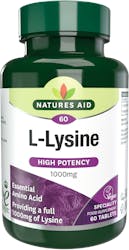 Nature's Aid L-Lysine 1000mg 60 Tablets