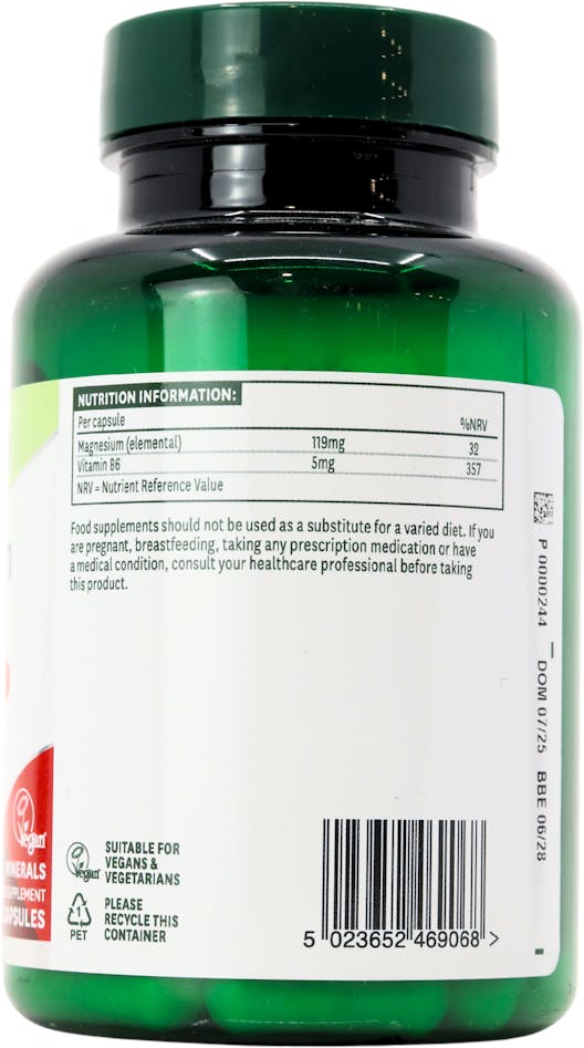 Nature's Aid Magnesium Citrate Elemental 119mg 60 Capsules - 2