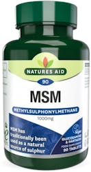 Nature's Aid MSM 1000mg 90 Tablets