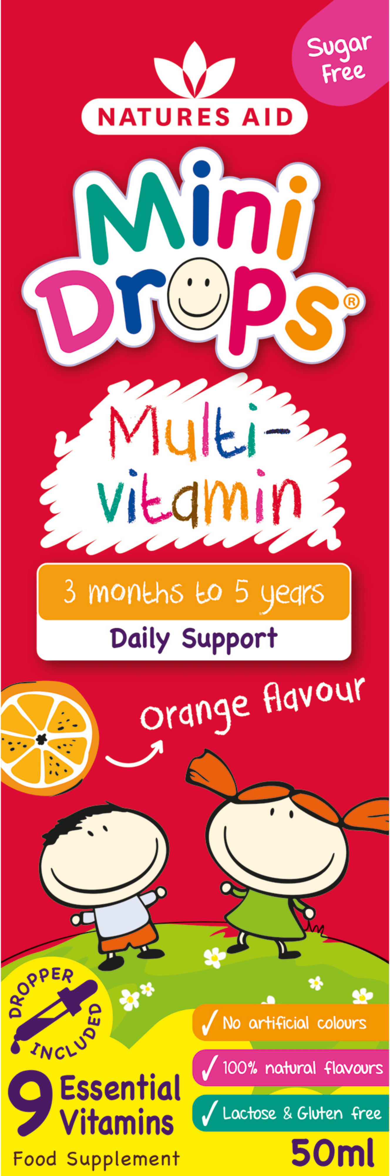 Nature's Aid Multi-Vitamin Drops for Children 50ml
