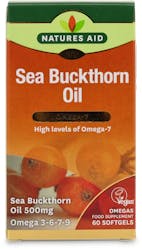 Nature's Aid Omega-7 Sea Buckthorn Oil 60 Softgels