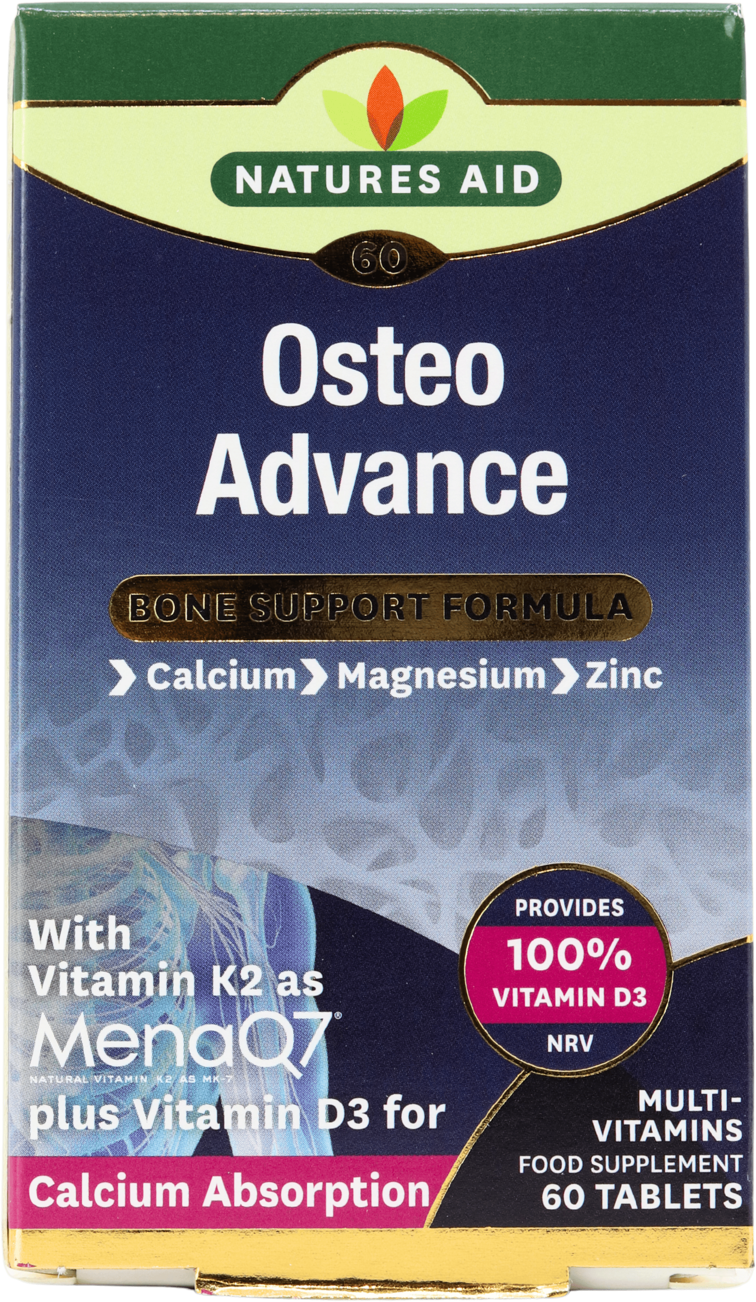 Nature's Aid Osteo Advance 60 Tablets