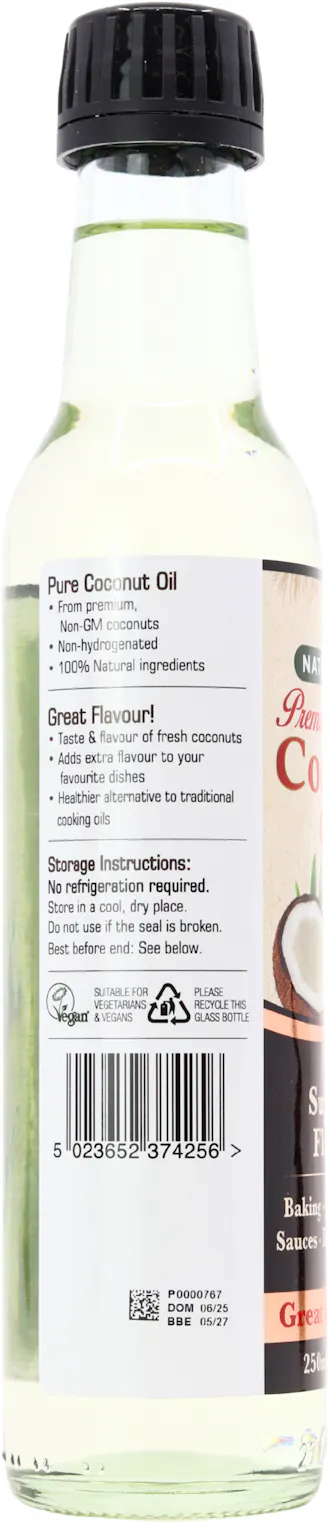 Nature's Aid Premium Liquid Coconut Oil 250ml - 3