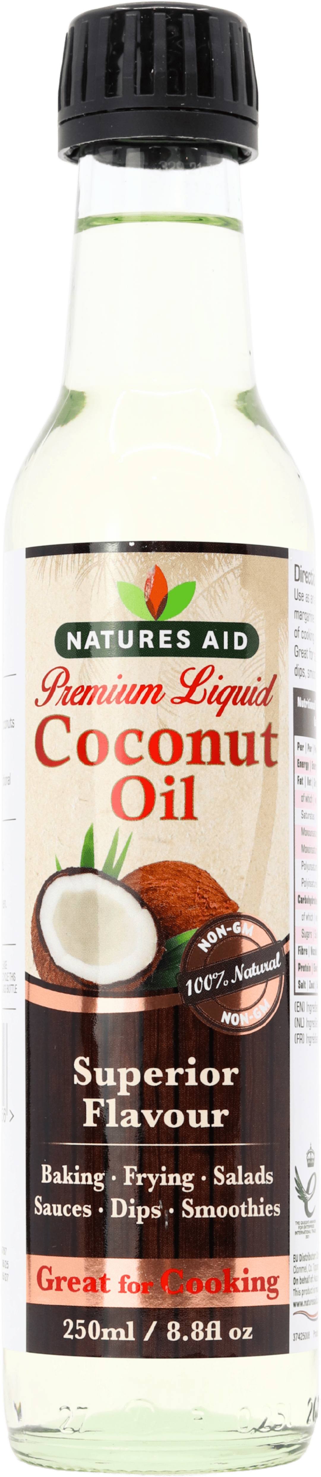 Nature's Aid Premium Liquid Coconut Oil 250ml