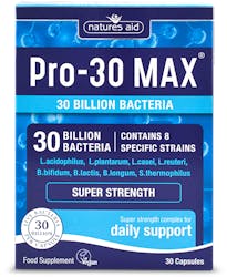 Natures Aid Pro-30 MAX (30 Bill Bac) 30 Vcaps