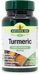 Nature's Aid Turmeric 8200mg (High Potency) 30 Capsules