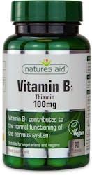 Nature's Aid Vitamin B1 Thiamin 100 mg 90 Tablets