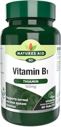 Nature's Aid Vitamin B1 Thiamin 100mg 90 Tablets