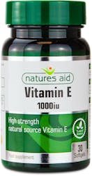 Nature's Aid Vitamin E 1000iu Natural Form 30 softgels