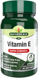 Nature's Aid Vitamin E 1000iu Natural Form 30 Softgels