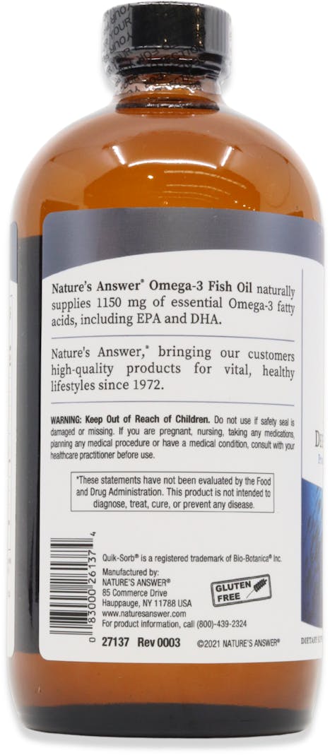 Nature's Answer Liquid Omega-3 480ml - 3