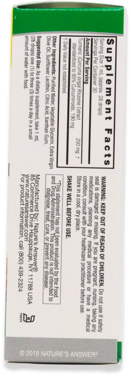 Nature's Answer Turmeric-3 Standardized Extract 30ml - 2