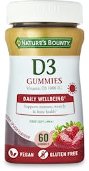 Nature's Bounty Daily Wellbeing Vitamin D3 60 Gummies