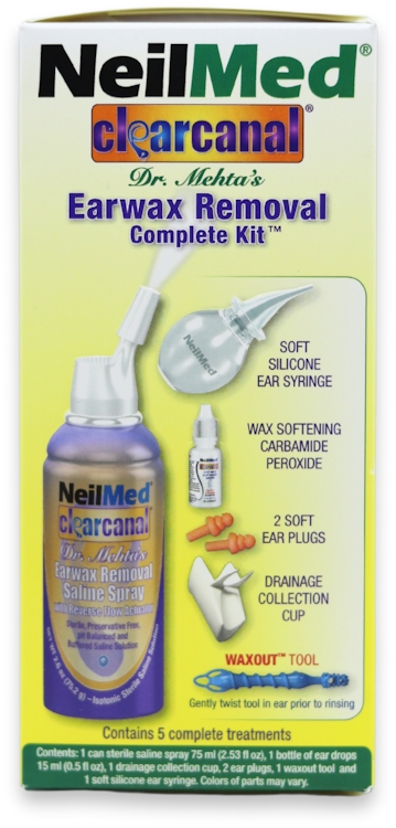 NeilMed Clearcanal Earwax Removal Complete Kit