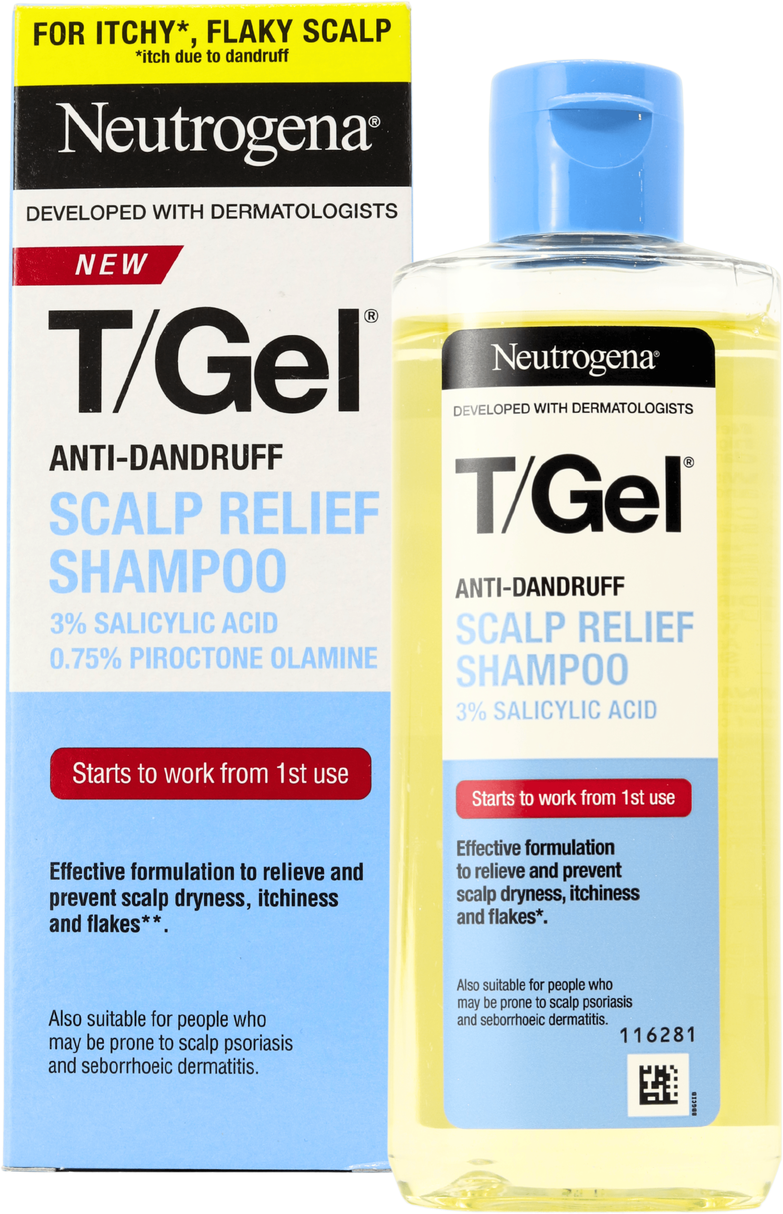 Neutrogena T-Gel Anti-Dandruff Scalp Relief Shampoo 150ml