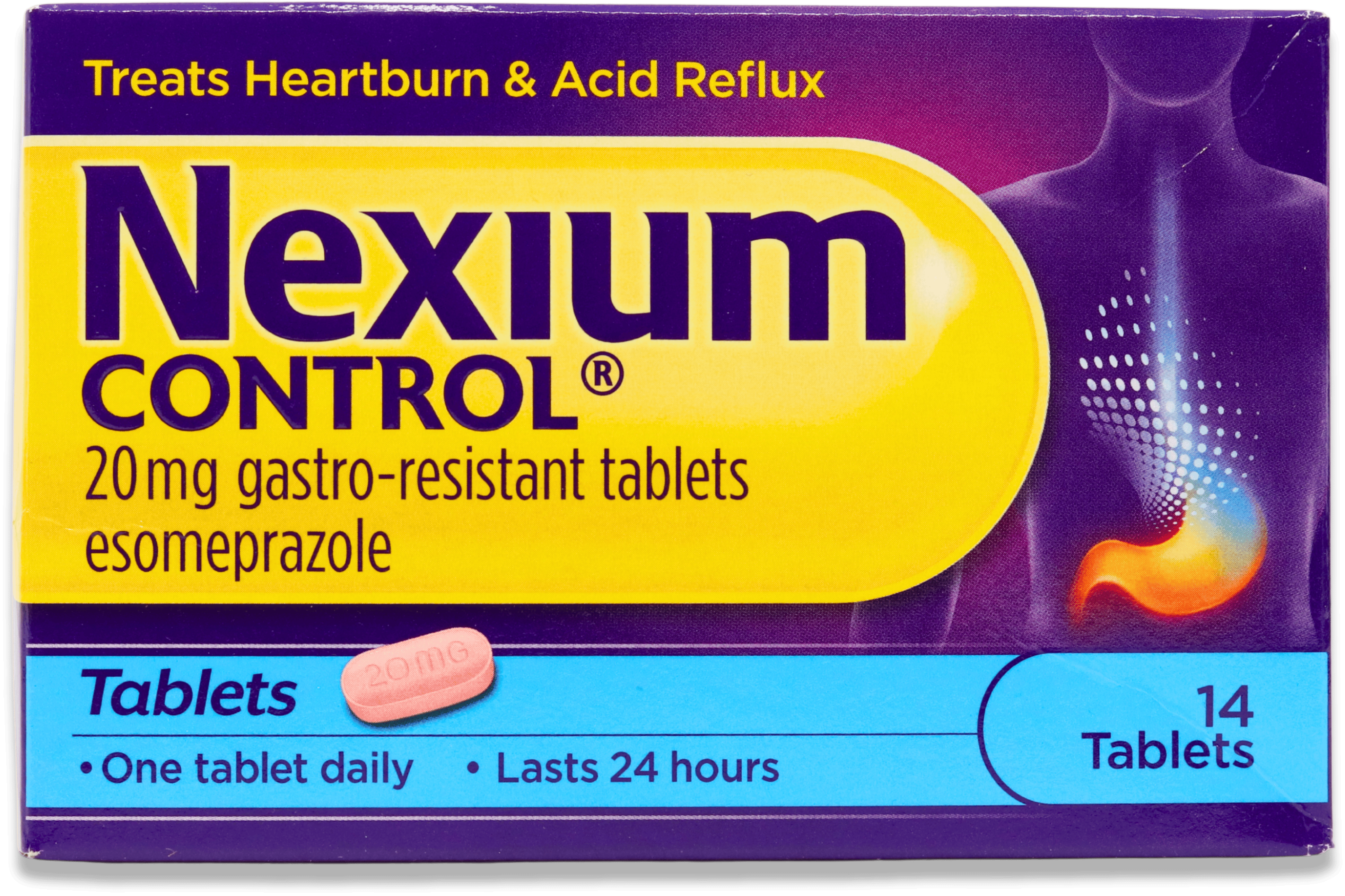 Nexium Control 20mg Gastro-Resistant Tablets 14 Pack