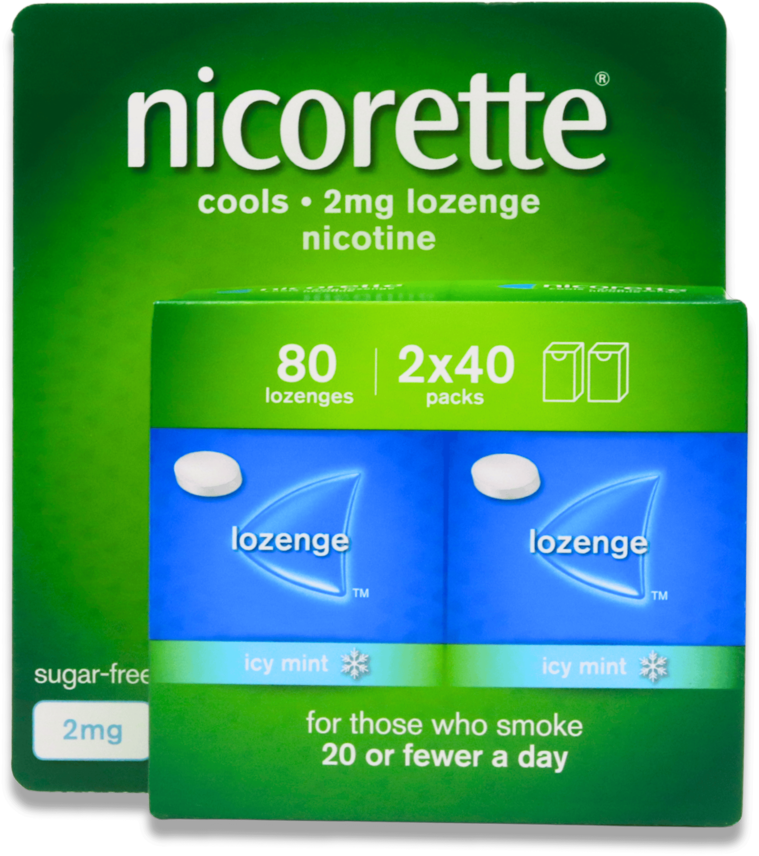 Nicorette Cools Mint 2mg 80 Lozenges