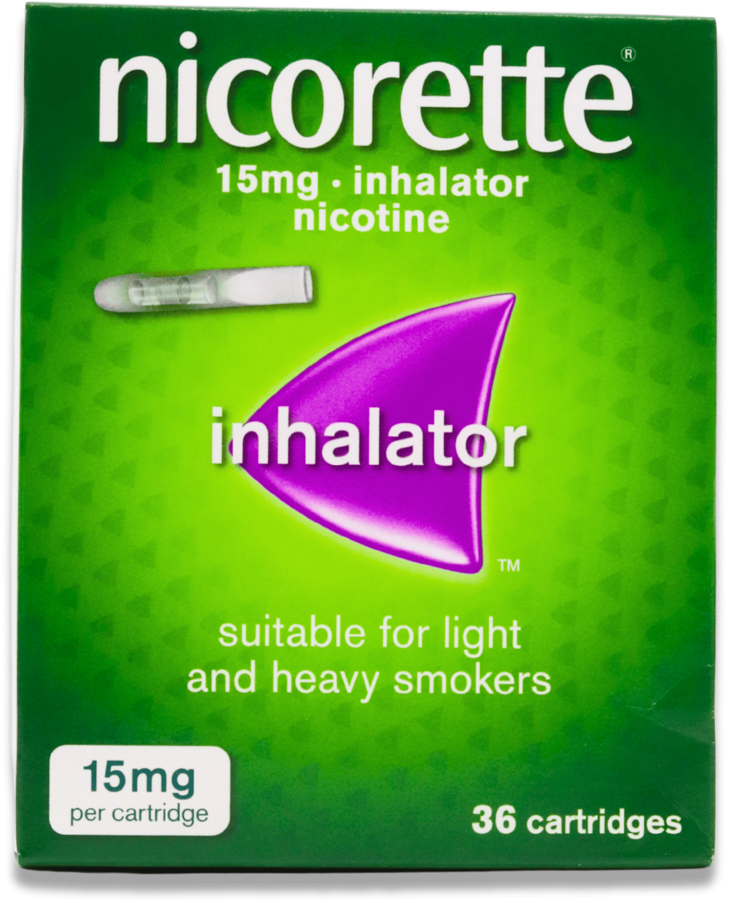 Nicorette Inhalator 15mg 36 Cartridges
