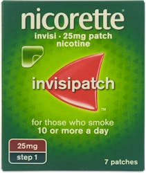 Nicorette Invisi Patch 25mg 7s
