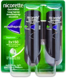 Nicorette Quickmist 1mg Mouthspray Freshmint 2 x 150 Doses