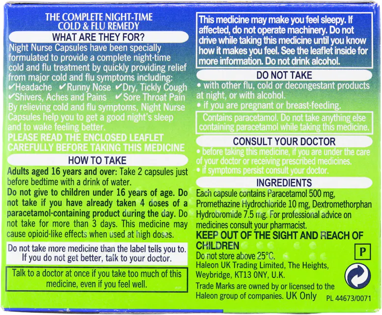 Night Nurse 10 Capsules - 2
