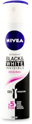 Nivea Black & White Antiperspirant Deodorant Spray 150ml