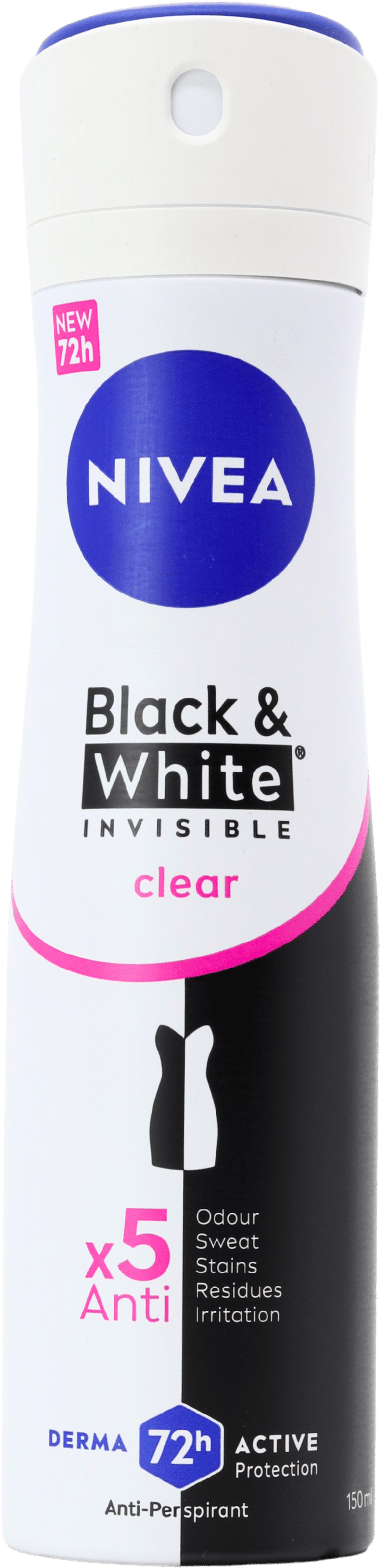 Nivea Black & White Antiperspirant Deodorant Spray 150ml