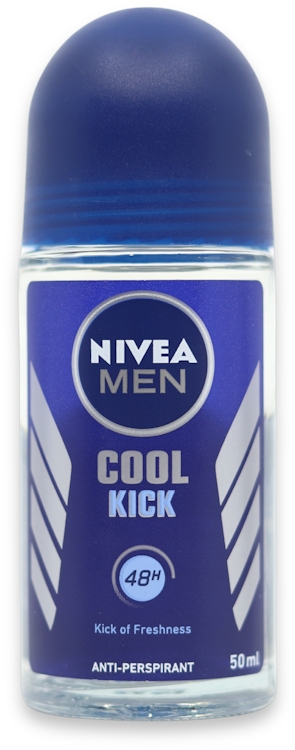 Photos - Deodorant Nivea Men Cool Kick Antiperspirant  Roll-On 50ml 