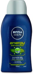 Nivea Men Energy Shower Gel Mini 50ml