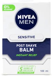 Nivea Men Sensitive Post Shave Balm 0% Alcohol 100ml