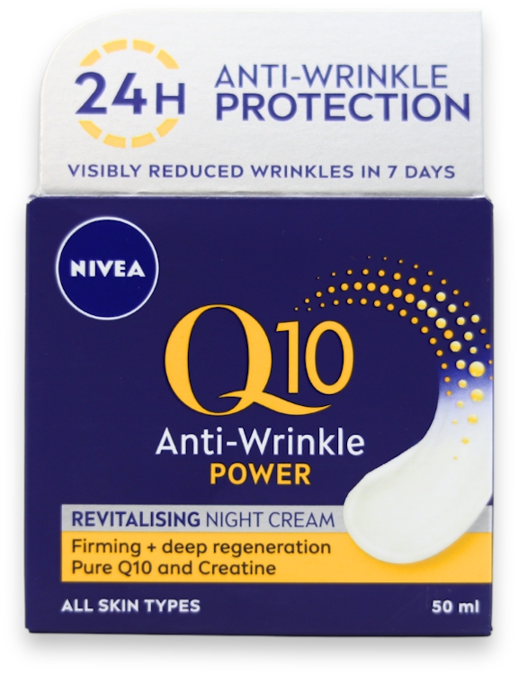 NIVEA - Q10 Power Anti-Wrinkle Deep Regenerating Night Cream 50ml