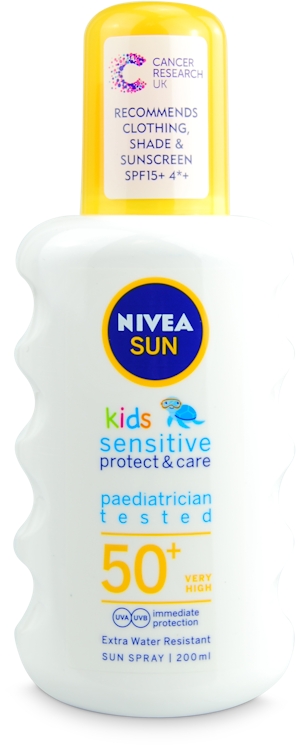 Photos - Sun Skin Care Nivea Sun Kids SPF50+ Sensitive Spray 200ml 