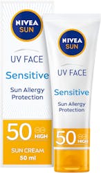 Nivea Sun Soothing Sensitive Face Cream SPF50 50ml