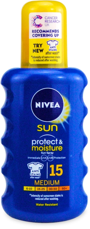 Photos - Sun Skin Care Nivea Sun Spray SPF15 200ml 