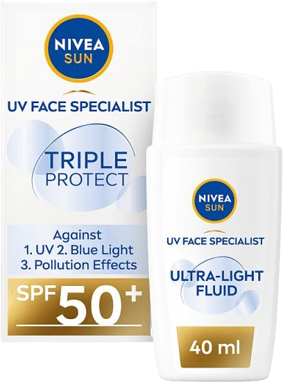 Nivea Sun Triple Face Protection SPF50+ 40ml