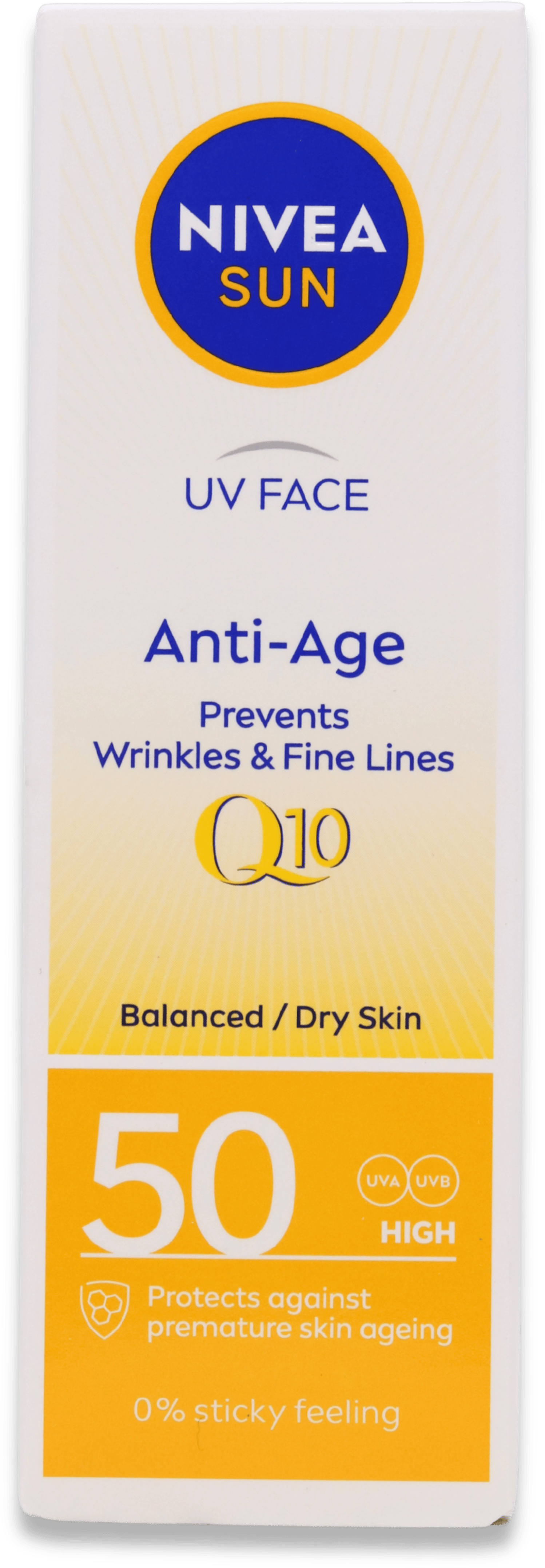 Nivea Sun UV Face Q10 Anti-Age SPF50 50ml