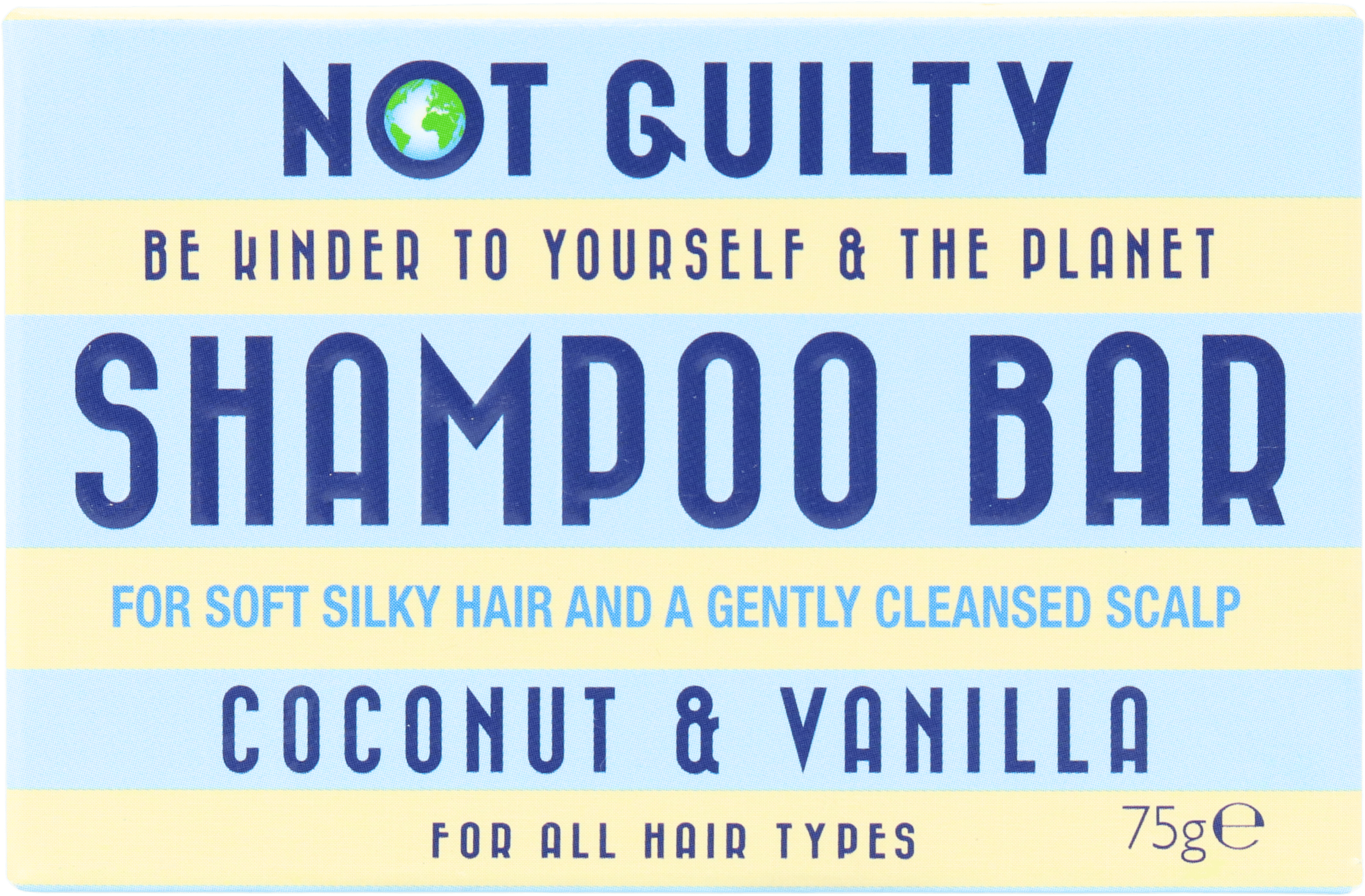 Not Guilty Shampoo Bar Coconut & Vanilla 75g